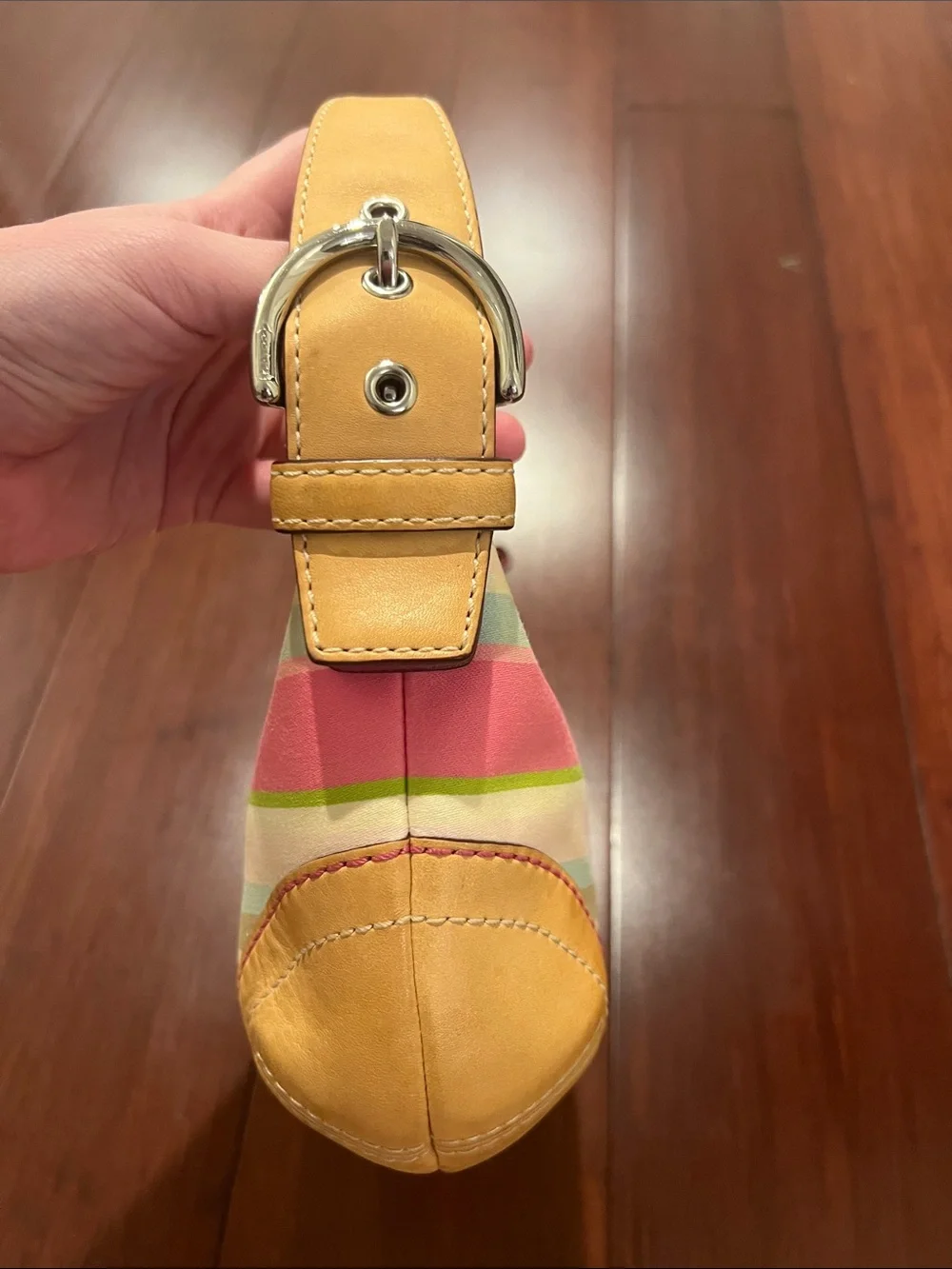 Vintage Coach Y2K Soho Hampton Striped Purse - Picture 5 of 12